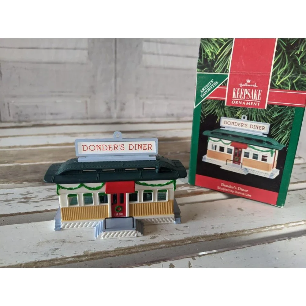 Hallmark Donder's‎ diner restaurant 1990 ornaments